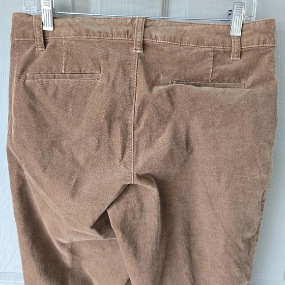 Talbots Courdory Pants Women Size 8P Brown Signature Retro Casual Logo - Picture 11 of 12